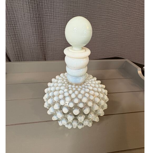 Fenton Art Glass Other - Fenton Art Glass Opalescent Hobnail Perfume Bottle